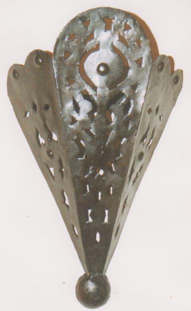 APPLIQUE  mod. Ventaglio in latton a cono