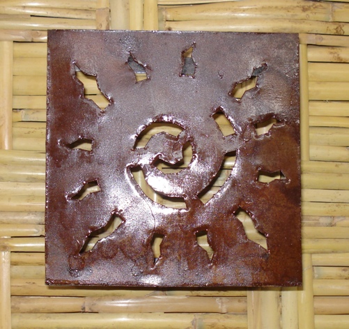 APPLIQUE  mod. CarrÃ¨ in latton quadrata
