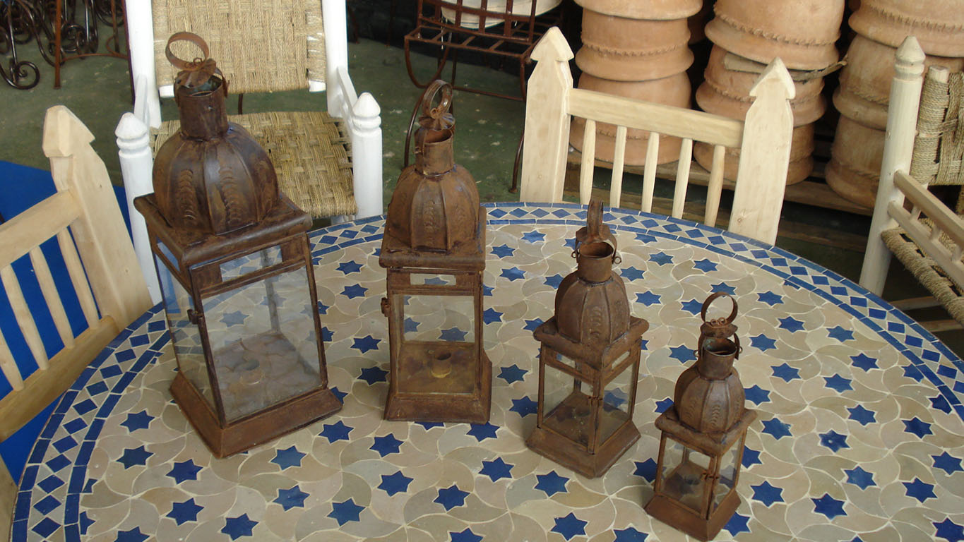 LANTERNA mod. Bab cupola in ferro