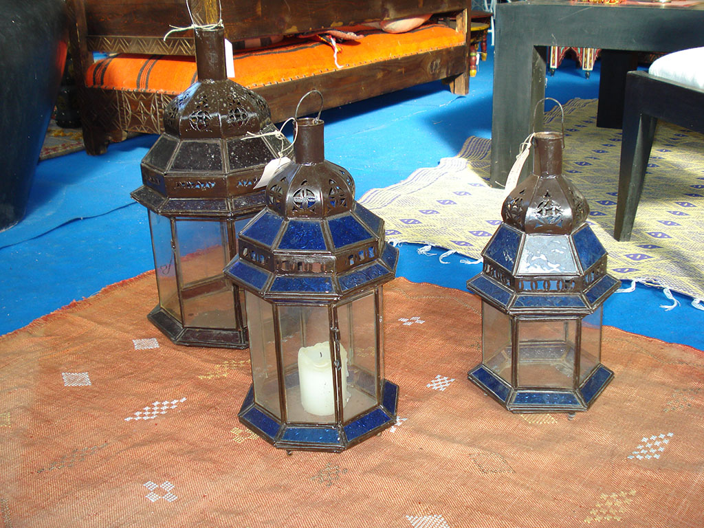 LANTERNA mod. Aladino cupola ferro e vetro